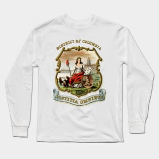 1876 District of Columbia Coat of Arms Long Sleeve T-Shirt